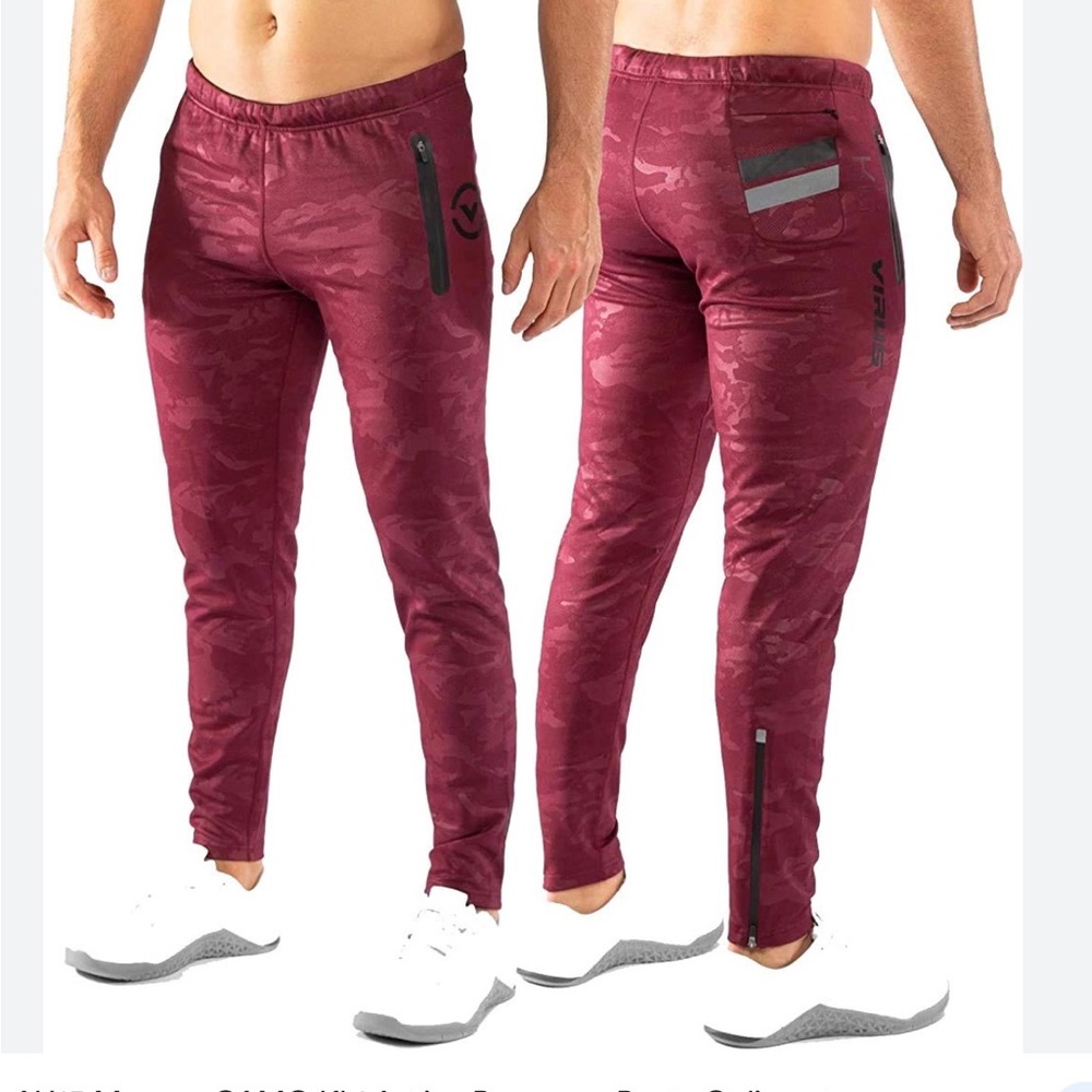 VIRUS KL1 AU15 bio train pants camo maroon